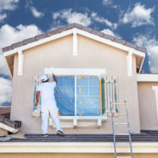 Professional House Painter Painting